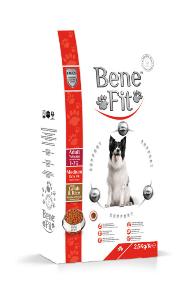 Benefit Medium Canine Adult Breed Lamb&amp;amp;Rice сухой корм для взрослых собак средних пород с ягненком и рисом - 2,5 кг