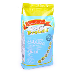 Franks ProGold Dog Puppy Large Breed 28/16 Курица по-королевски сухой корм для щенков крупных пород, с курицей и рисом - 15 кг