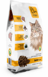 Clan Classic Senior 30/14 сухой корм для пожилых кошек с курицей и телятиной - 1,25 кг