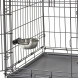 Миска MidWest для собак, для клеток и вольеров 300 мл нержавеющая сталь