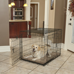 Лежанка MidWest Micro Terry для собак и кошек плюшевая 119х73 см, серо-коричневая