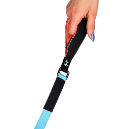 United Pets Complete me поводок для собак, 120 см, 25 мм, голубой с оранжевым