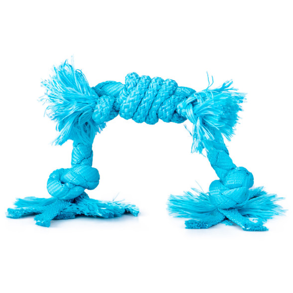 Playology PUPPY SENSORY ROPE сенсорный канат для щенков с ароматом арахиса, голубой