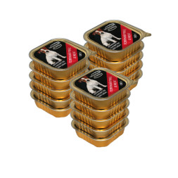 Натуральная формула влажный корм для собак рубец говяжий в желе, в ламистерах - 100 г х 15 шт