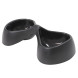 United Pets Bicio миска двойная, 2х230 мл, черная