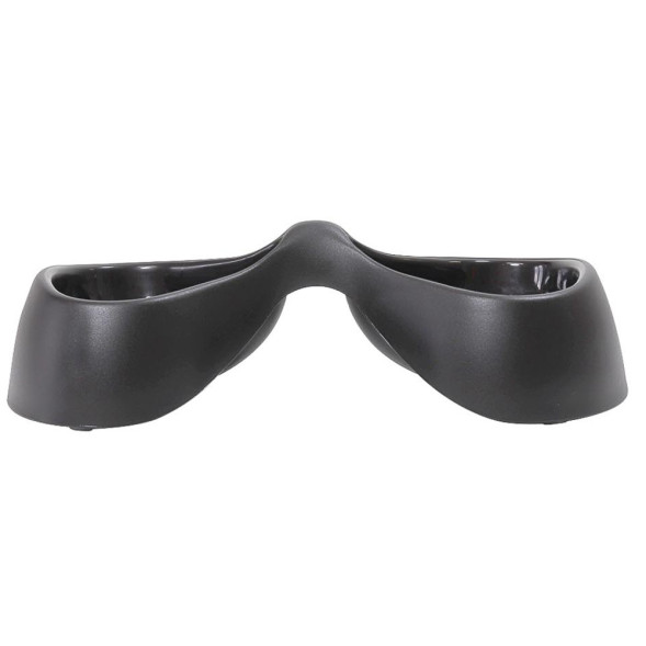 United Pets Bicio миска двойная, 2х230 мл, черная