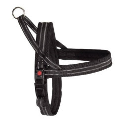 Camon шлейка для собак Dynamic Dog Plus черная, грудь 80 cм