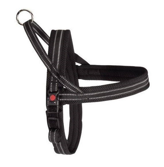 Camon шлейка для собак Dynamic Dog Plus черная, грудь 80 cм