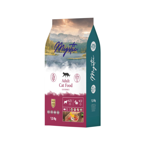 Mystic Adult Cat Food Gourmet сухой корм для кошек - 1,5 кг