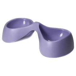 United Pets Bicio миска двойная, 2х230 мл, сиреневая