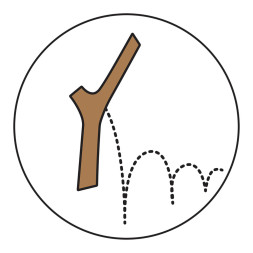 BAMA PET TUTTO MIO игрушка для собак палочка, 37 см, резиновая, цвета в ассортименте