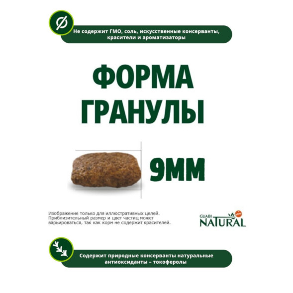 Guabi Natural Dog Senior cухой корм для пожилых собак мелких пород, с цыпленком и коричневым рисом - 2,5 кг