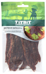 TiTBiT Меню от Шефа лакомство для собак джерки мясные из баранины - 70 г