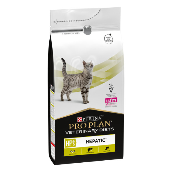 Purina Pro Plan Veterinary diets HP St/Ox Hepatic сухой корм для взрослых кошек при хронической печеночной недостаточности - 1,5 кг