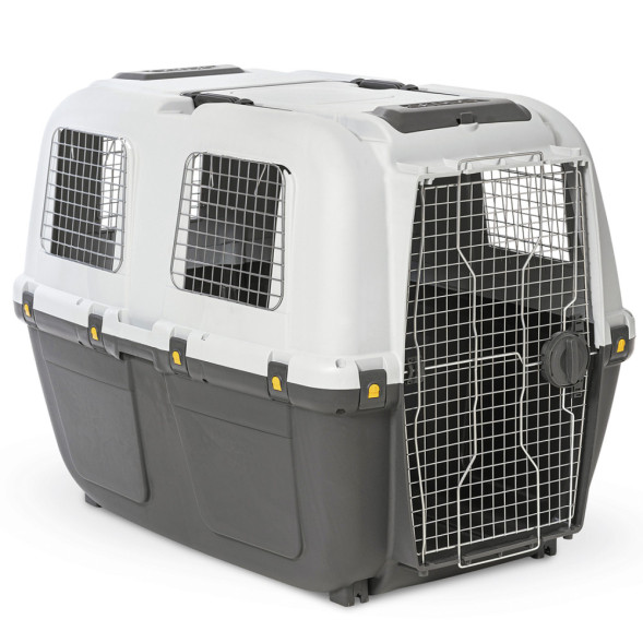 MPS SKUDO 8 переноска с металлической дверцей и замком, 118х80x88 см, серая