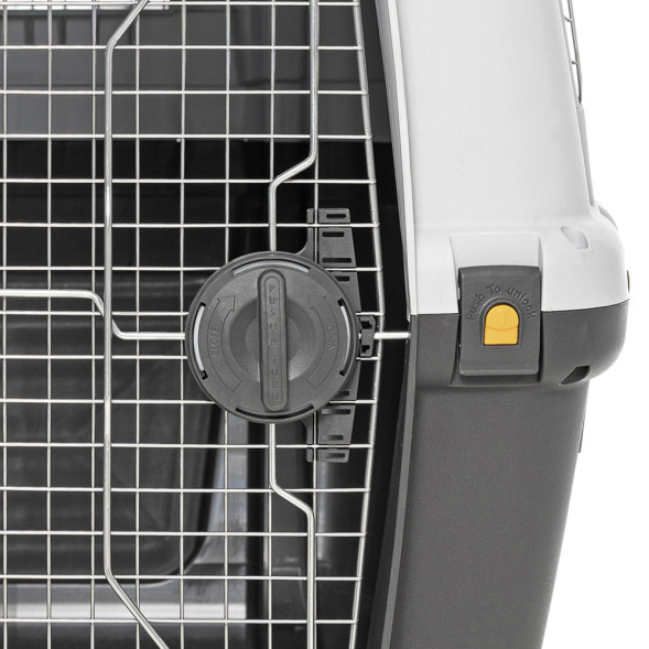 MPS SKUDO 8 переноска с металлической дверцей и замком, 118х80x88 см, серая