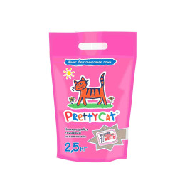 PrettyCat наполнитель комкующийся для кошачьих туалетов Euro Mix - 2,5 кг
