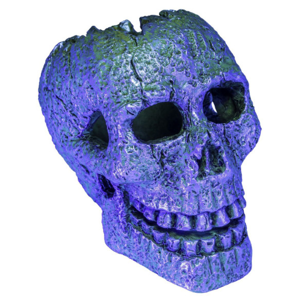 Glofish декорация для аквариума череп