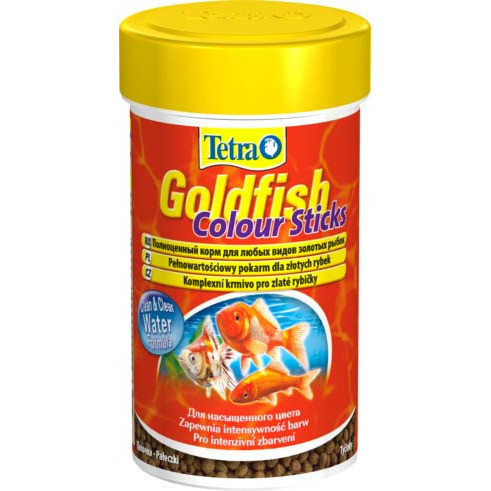TetraGoldfish Colour Sticks корм в палочках для улучшения окраса золотых рыбок 250 мл