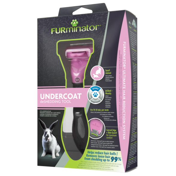 FURminator фурминатор для мелких животных против линьки