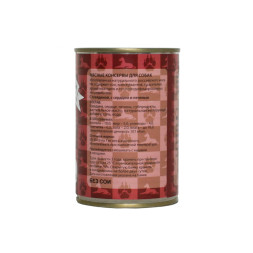 Ем без проблем влажный корм для собак с говядиной, сердцем и печенью, в консервах - 410 г х 20 шт