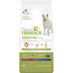 Trainer Natural Sensitive Plus Adult Medium&amp;amp;Maxi сухой гипоаллергенный корм для взрослых собак средних и крупных пород c кроликом - 12 кг