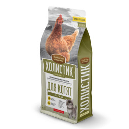 Деревенские лакомства Холистик Премьер сухой корм для котят с курицей - 2 кг