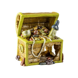 Glofish декорация для аквариума сундук с сокровищами маленький S