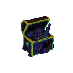 Glofish декорация для аквариума сундук с сокровищами маленький S