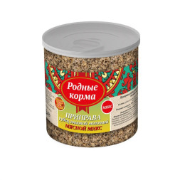 Родные Корма приправа рубец говяжий молотый с мясным миксом в банке - 50 г