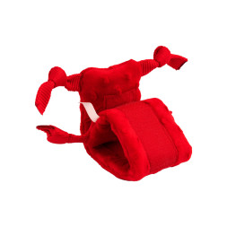 Playology PUPPY SENSORY SNAIL сенсорная плюшевая улитка для щенков с ароматом говядины, красный