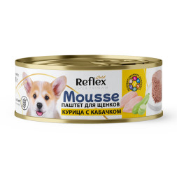 Reflex Gold влажный корм для щенков всех пород, курица с кабачком, паштет - 100 г х 8 шт