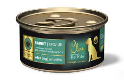 Консервы Clan De File для собак с кроликом - 100 г