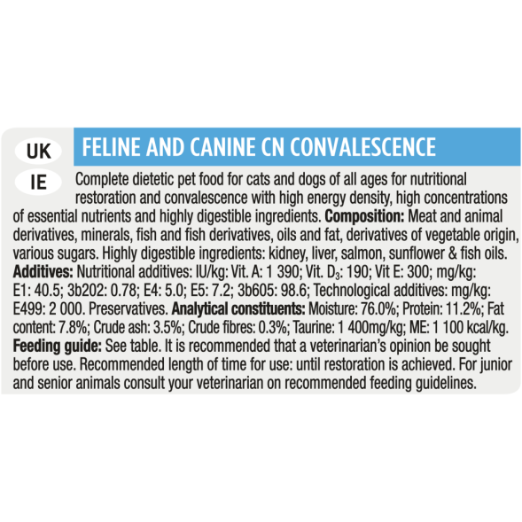 Purina Pro Plan Veterinary Diets CN Convalescence влажный корм для взрослых кошек и собак в период выздоровления - 195 г х 24 шт