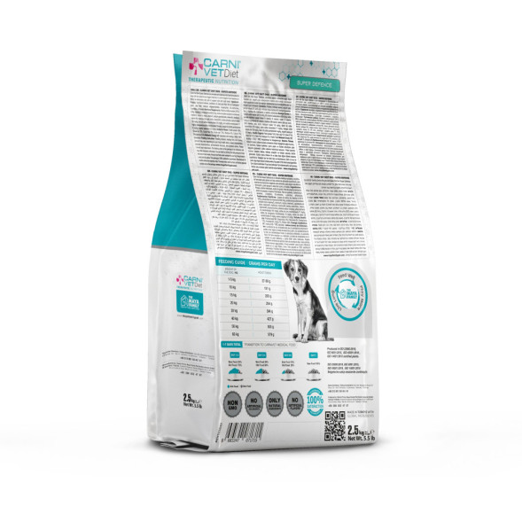 CARNI Vet Diet Dog Super Defense диетический сухой корм для собак при аллергии и пищевой непереносимости - 2,5 кг