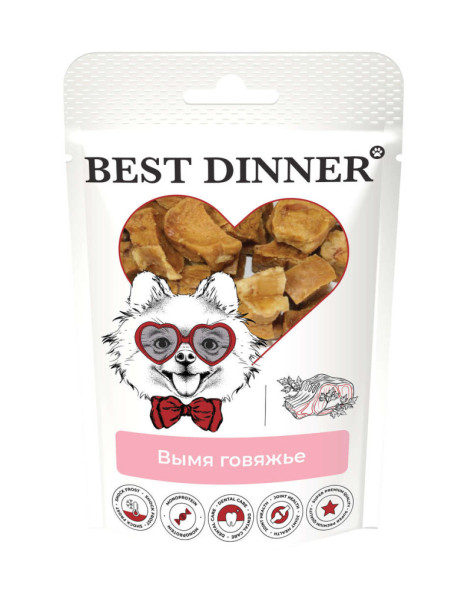 Best Dinner Freeze Dry лакомство для собак Вымя говяжье - 60 г