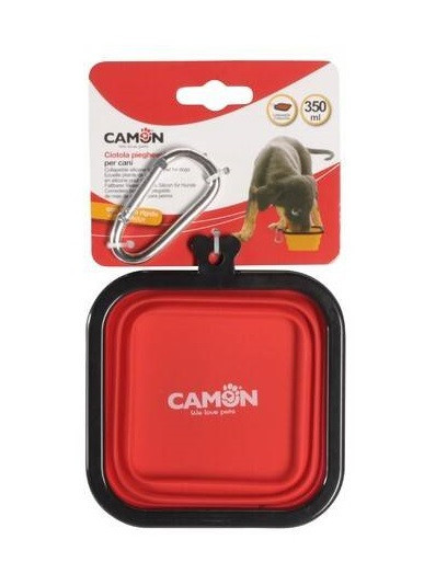 Camon миска для кошек и собак складная дорожная, силиконовая, 1 л, 3 цвета
