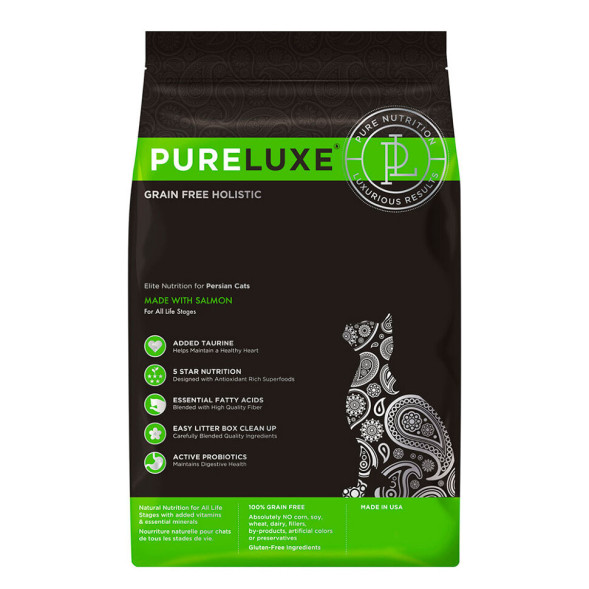 PureLuxe сухой корм для персидских кошек с лососем - 400 г