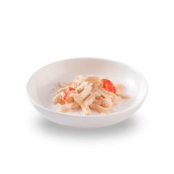 Schesir Cat Adult влажный корм для взрослых кошек с филе куриным и сурими в консервах - 85 г х 14 шт