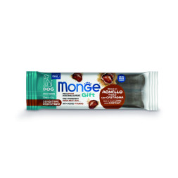 Monge Gift Sensitive Digestion лакомство для взрослых собак всех пород, мясные батончики с ягненком, каштаном и инулином, при чувствительном пищеварении - 40 г