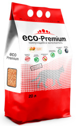 ECO Premium Персик наполнитель древесный 7,6 кг / 20 л