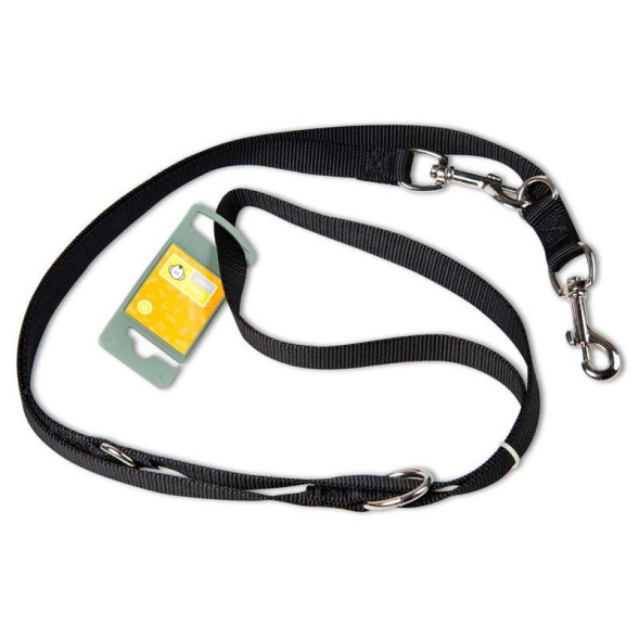 Hunter Smart поводок-перестежка Ecco 20/200 нейлон черный