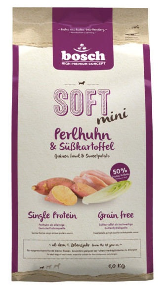 Bosch Soft Mini с цесаркой и бататом полувлажный корм для собак 1 кг