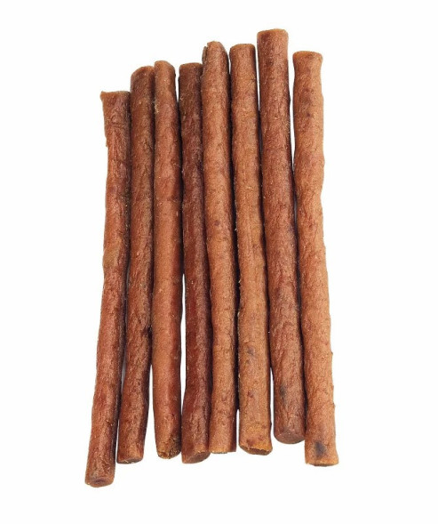 Деревенские лакомства мясные колбаски для собак с мясом страуса - 45 г