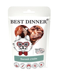 Best Dinner Freeze Dry лакомство для собак Бычий стейк - 55 г