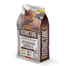 Деревенские лакомства Холистик Премьер сухой корм для кошек, для поддержки иммунитета, с говядиной - 400 г