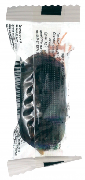 TiTBiT лакомство для собак колбаски Petini с телятиной (банка 60 шт)