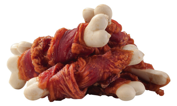 Деревенские лакомства 100% Мяса Кальциевая косточка с уткой для щенков - 90 г