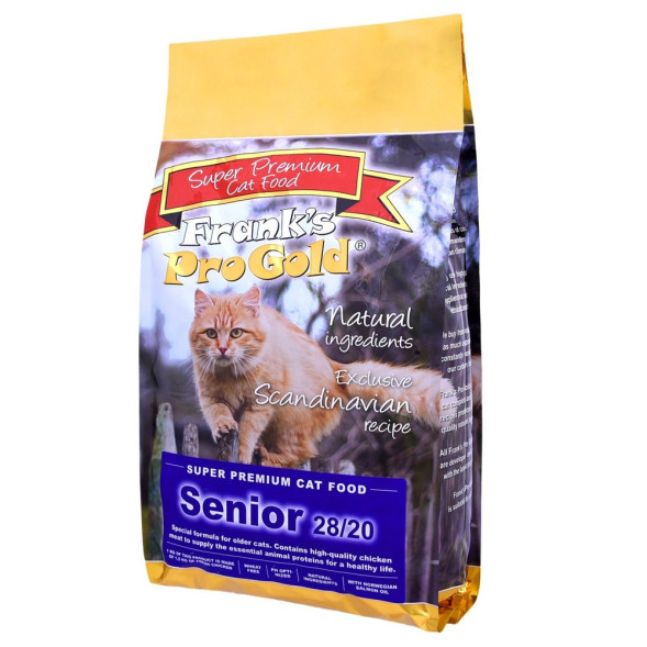 Franks ProGold Cat Senior 28/20 сухой корм для пожилых для кошек, с курицей и рисом - 3 кг