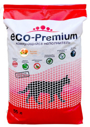 ECO Premium Персик наполнитель древесный 20,2 кг / 55 л